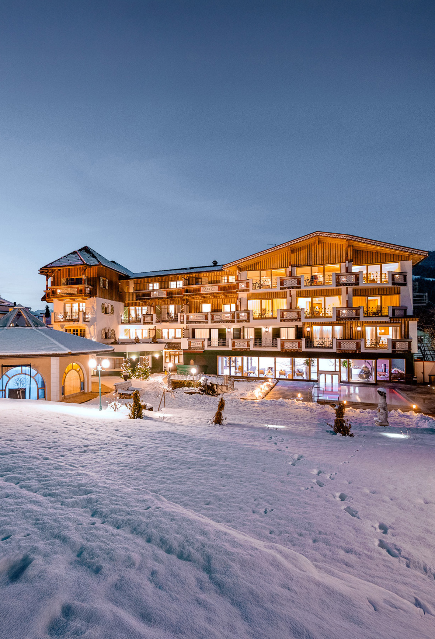 Winter Mirabell Dolomites Hotel