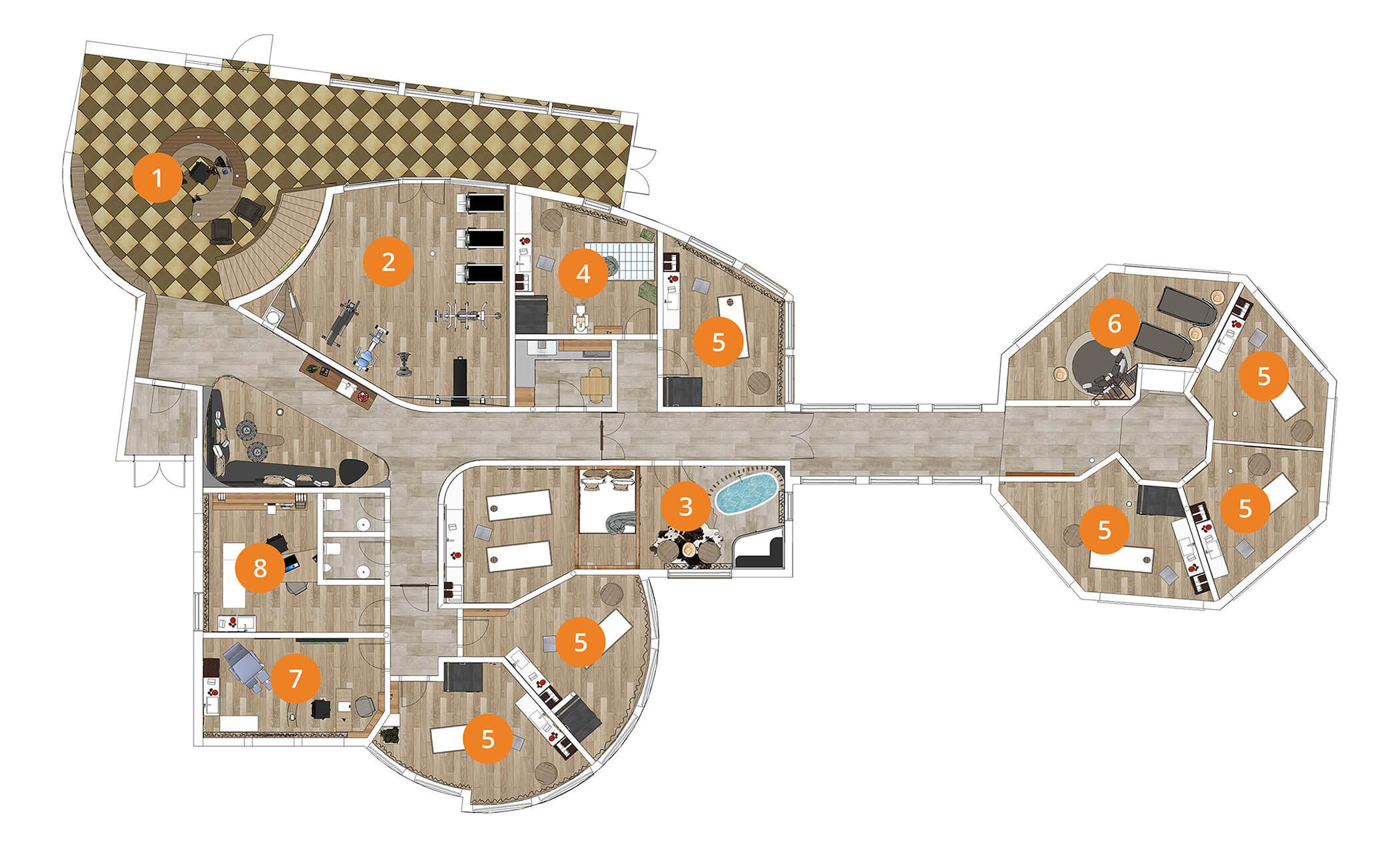 Aurora SPA Plan - Hotel Mirabell Dolomites 5 star in Valdaora