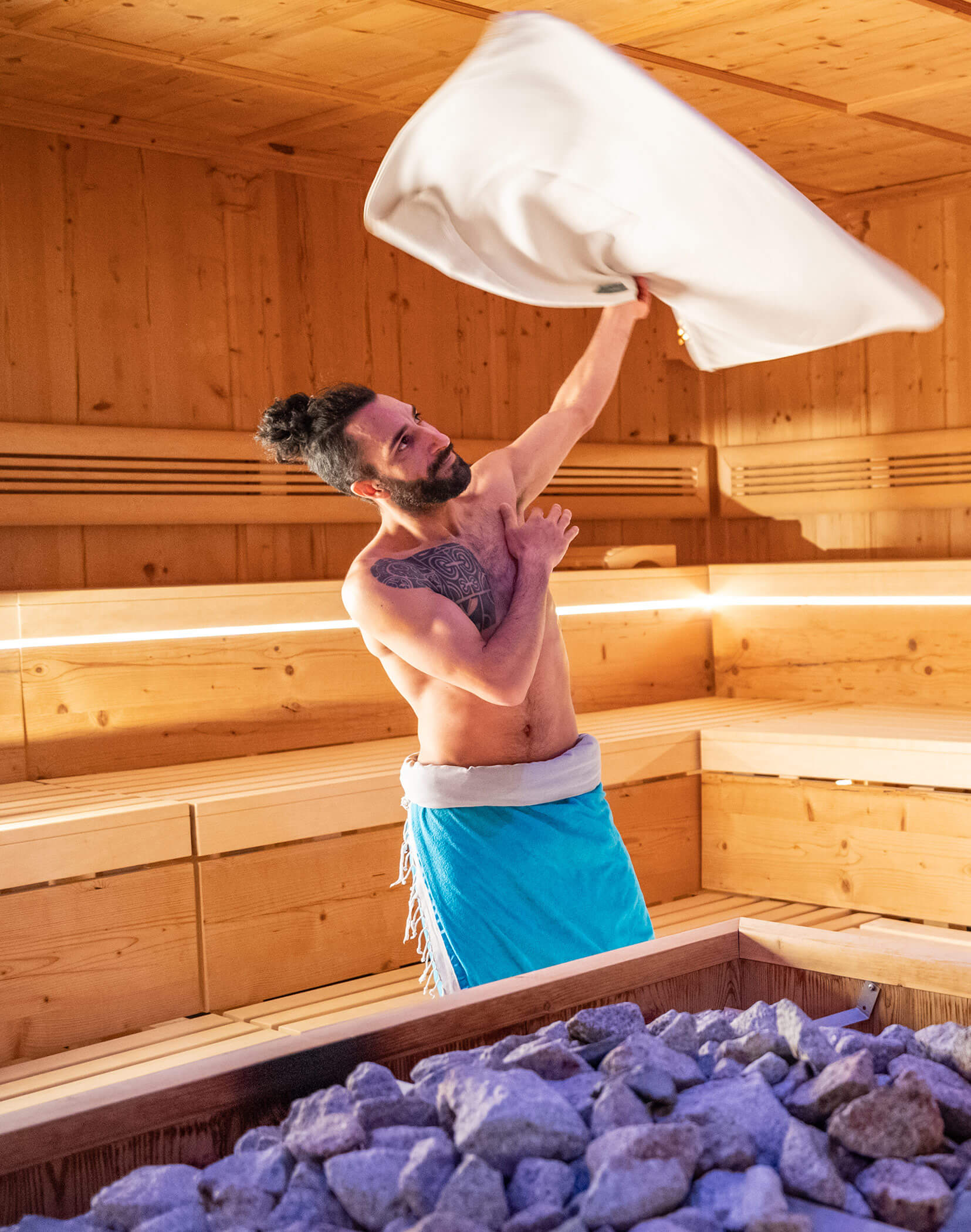 Sauna infusion - Hotel Mirabell Dolomites 5 star in Valdaora