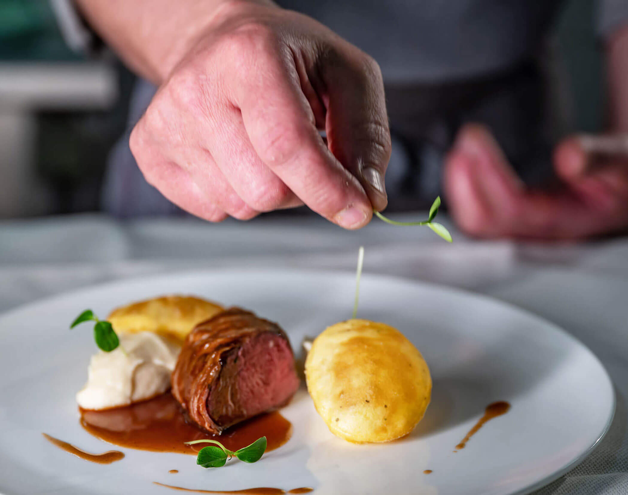 Main course - Hotel Mirabell Dolomites 5 star in Valdaora