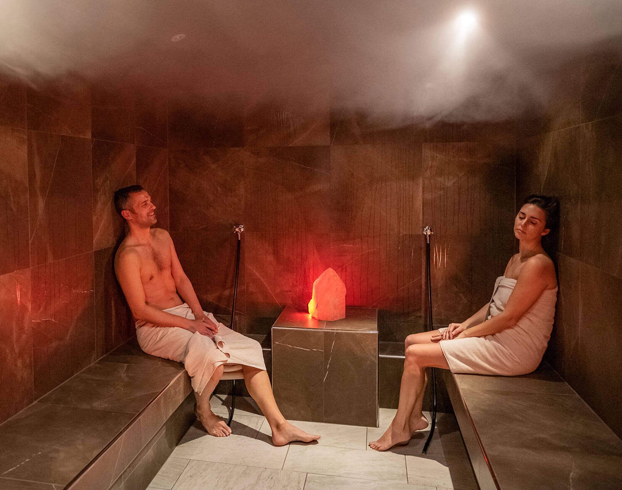 Steam sauna in hotel - Hotel Mirabell Dolomites 5 star in Valdaora