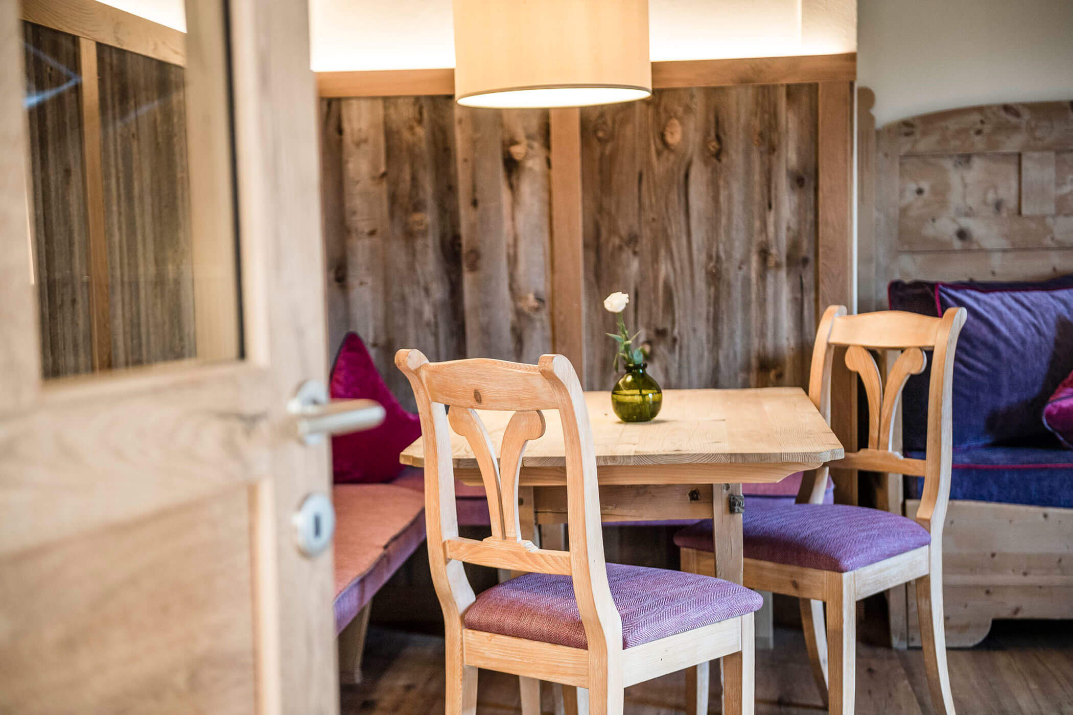 Esstisch - Zimmer Aurora - 5 Sterne Hotel Mirabell Dolomites in Olang